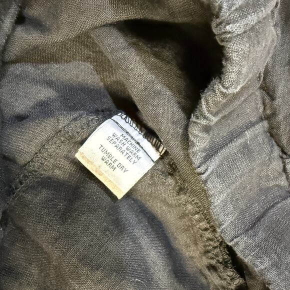 Habitat Clothes to live in Women's Pants L Crop Linen Lagenlook boho R29 - Picture 4 of 6